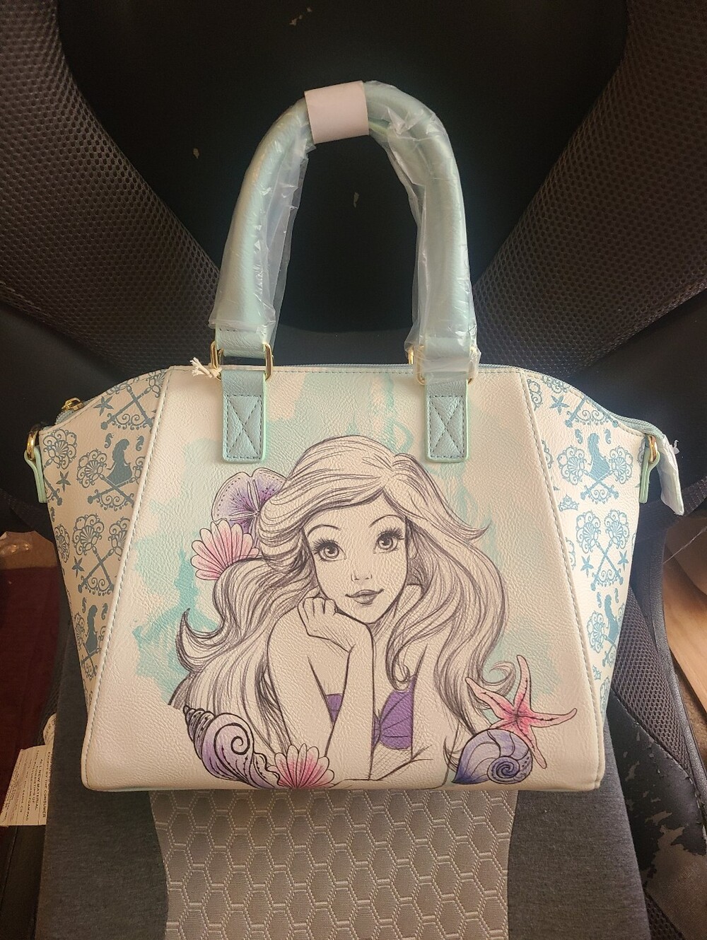 Disney Ariel The Little Mermaid Loungefly Satchel Handbag